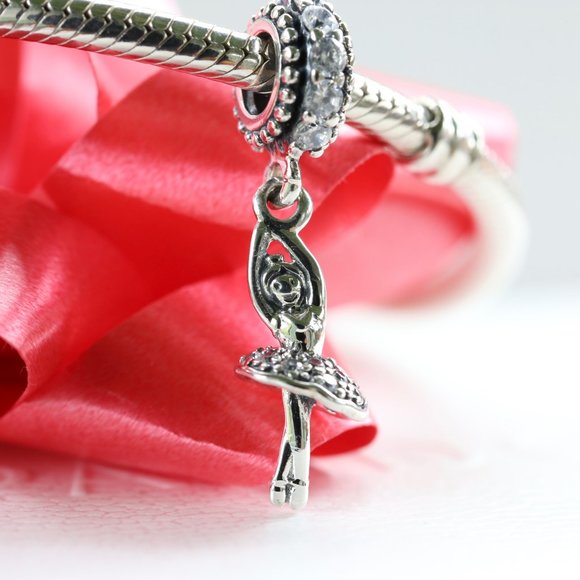 Pandora Ballerina Dancing Charm 791365CZ - Picture 2 of 4